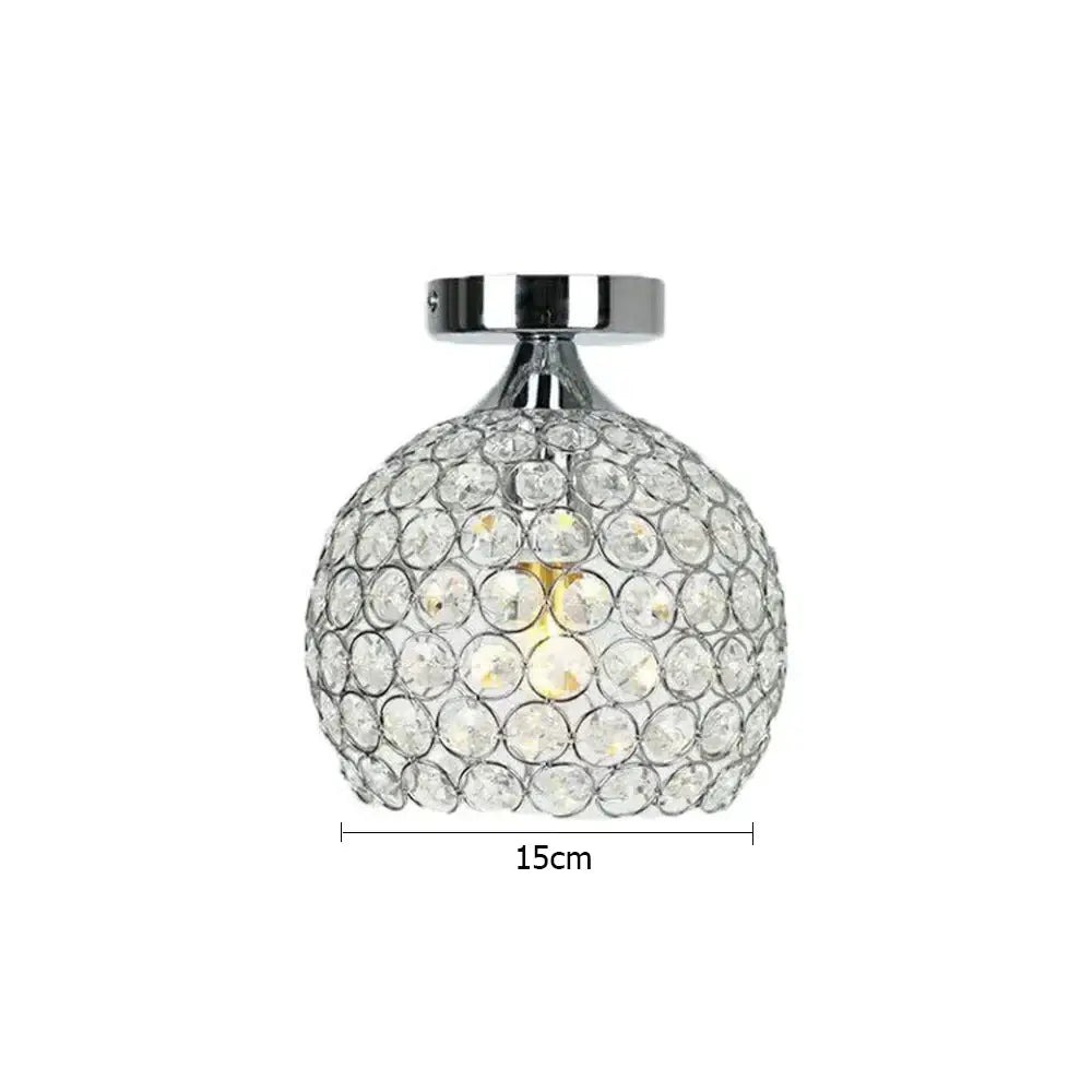 Gold Crystal Diamond Ceiling Light