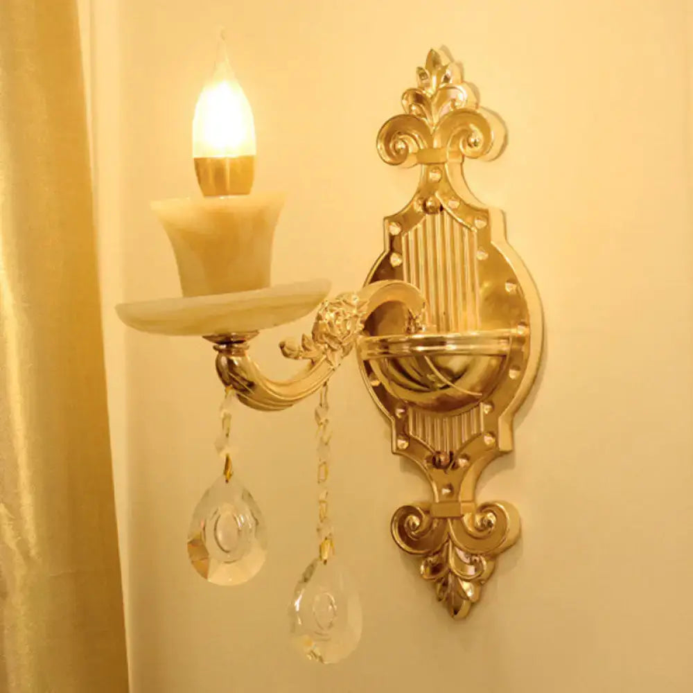 Gold Crystal Wall Mount