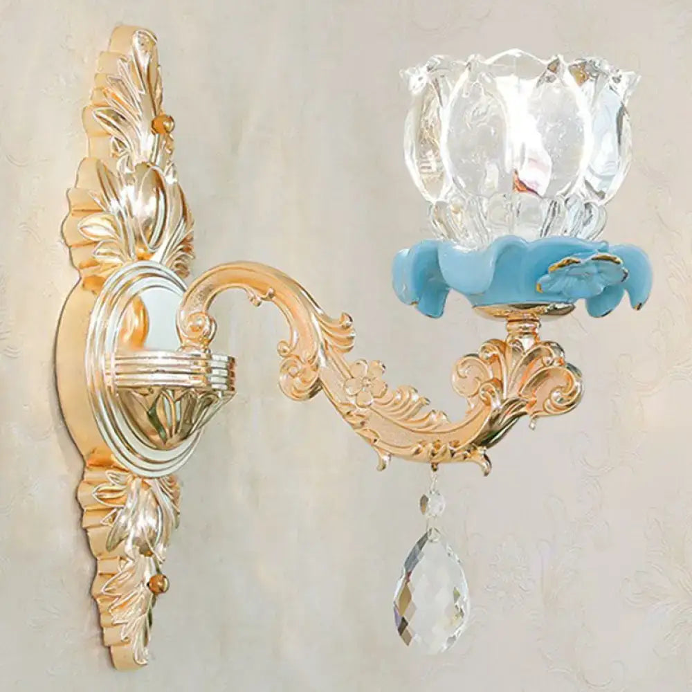 Gold Crystal Wall Mount