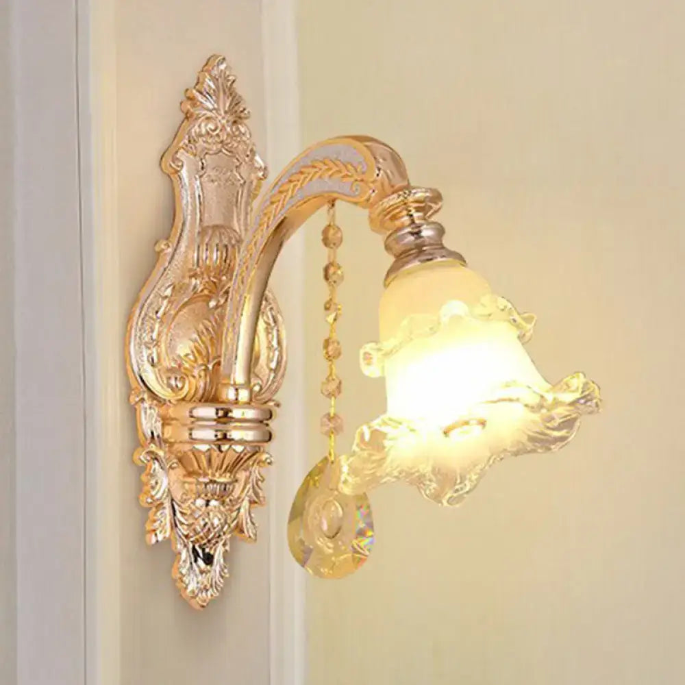 Gold Crystal Wall Mount