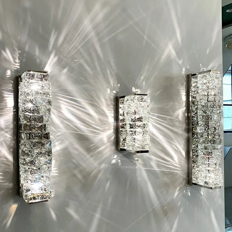 Gold Crystal Warm Sconce