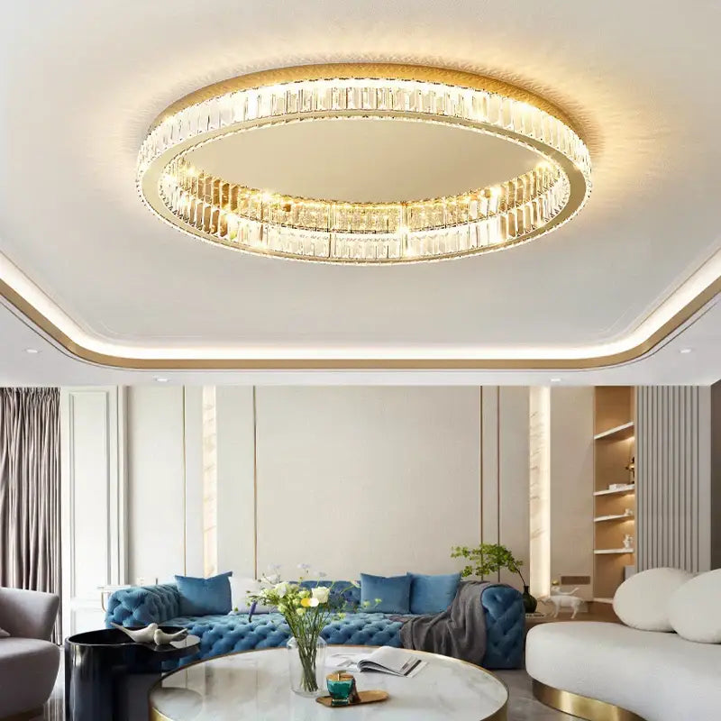 Gold Crystal Lighting Chandelier