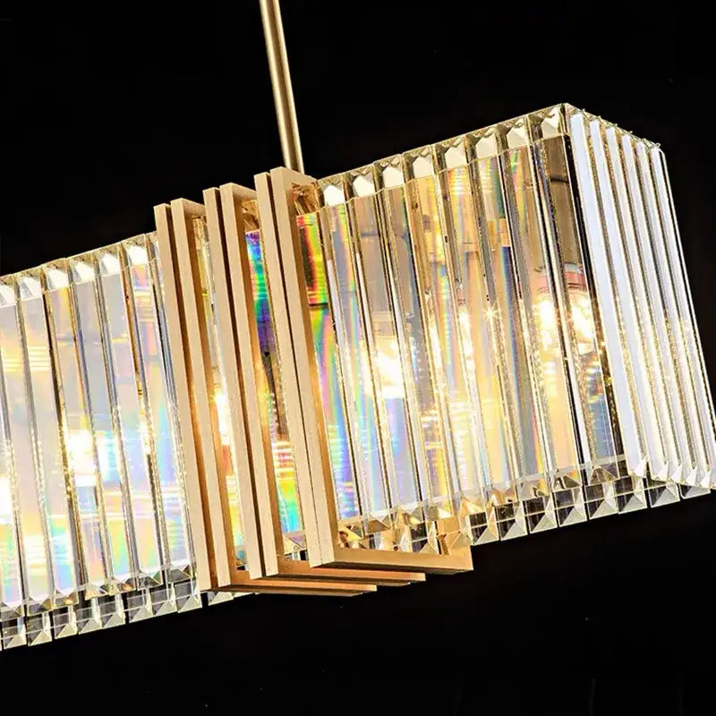 Gold Crystal Kitchen Chandelier