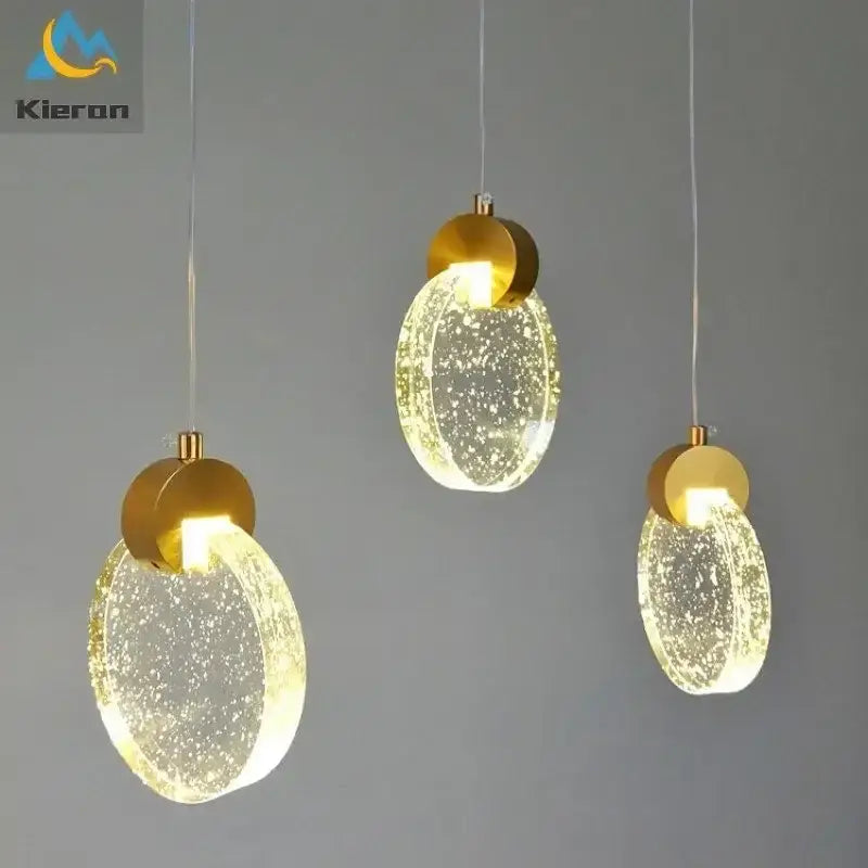 Gold Crystal Dining Pendant 16-Head Design