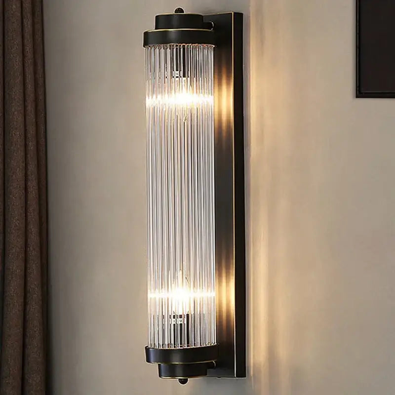 Warm Gold Crystal Sconce