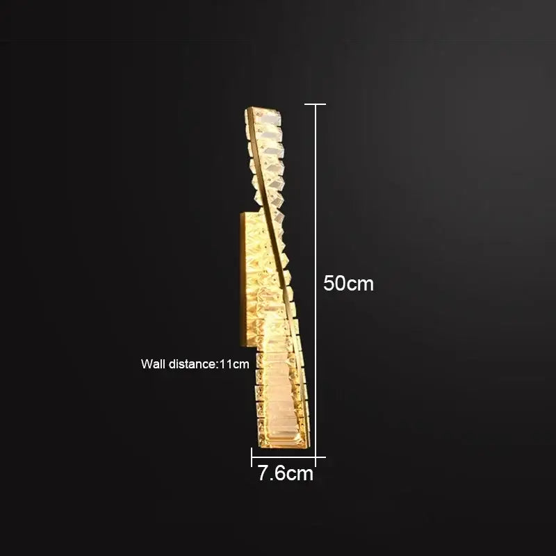 Gold Crystal Luxury Lamp