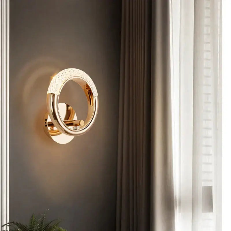 Nordic Gold Crystal Sconce