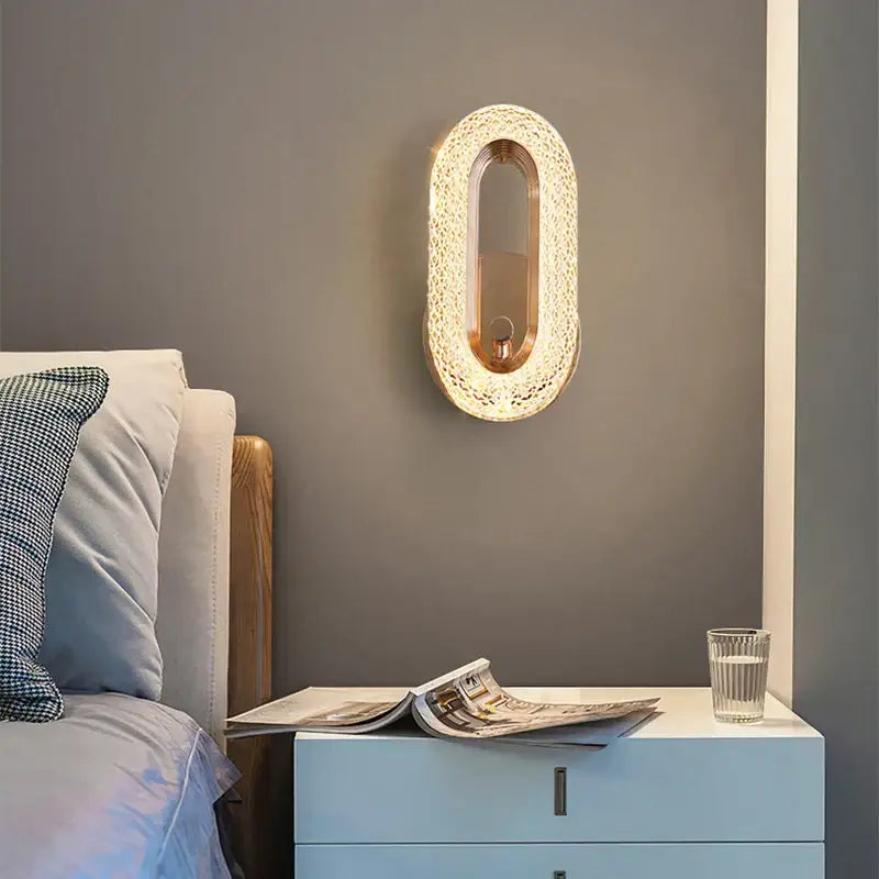 Nordic Gold Crystal Sconce
