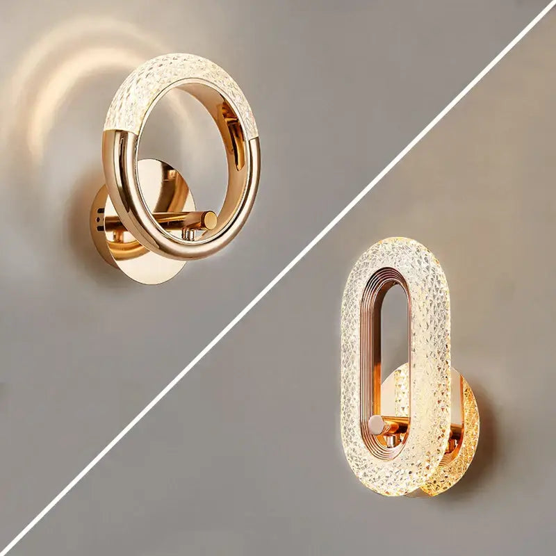 Nordic Gold Crystal Sconce