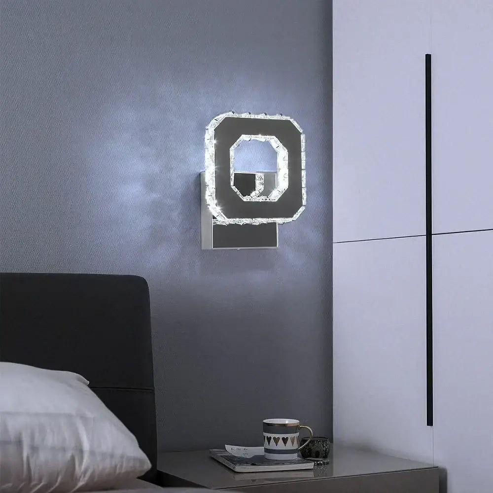 Glass Crystal Wall Sconce