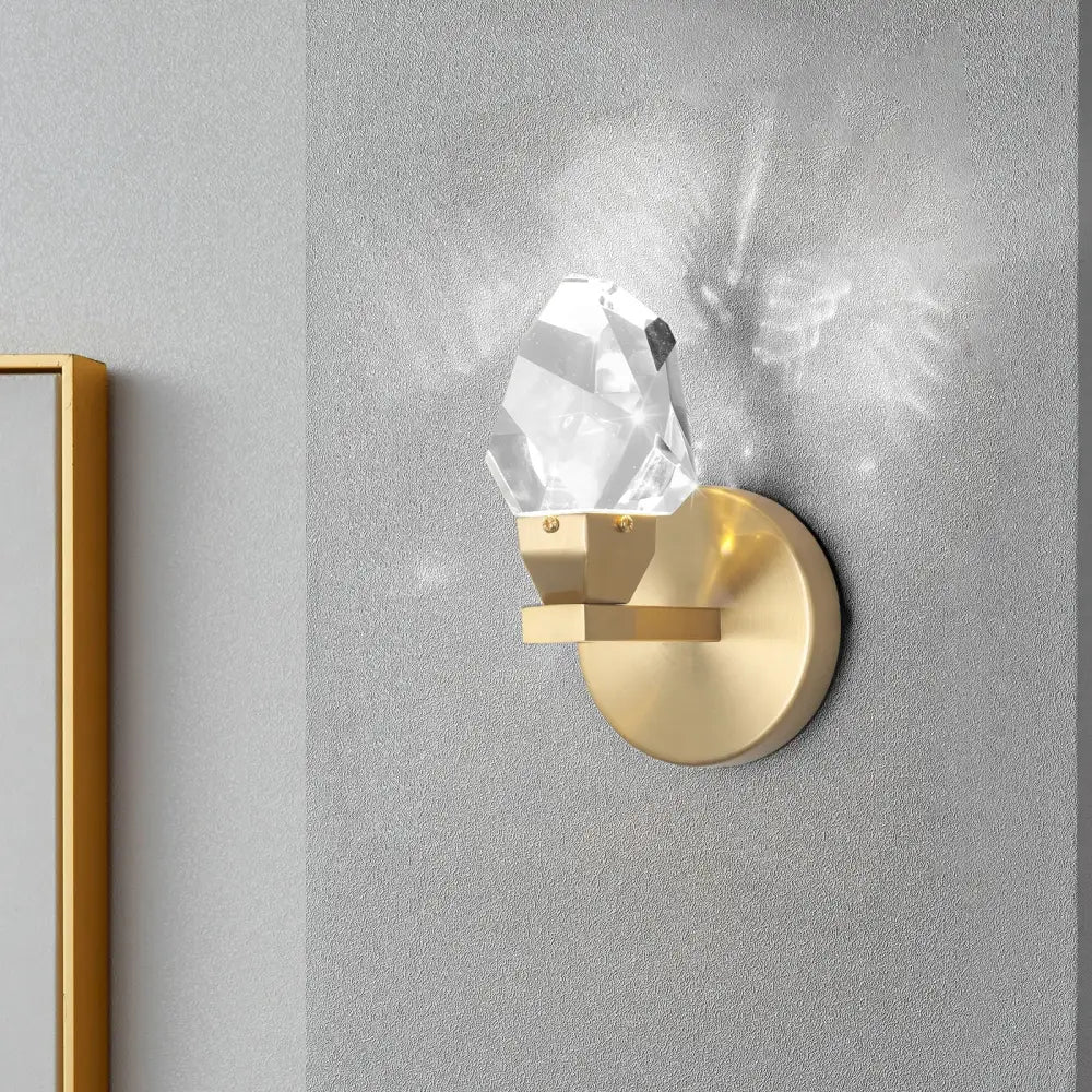 Gold Art Deco Wall Light