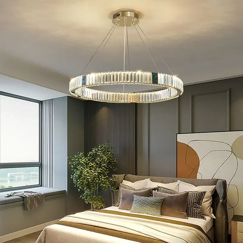 Gold Crystal 85cm Ceiling Chandelier