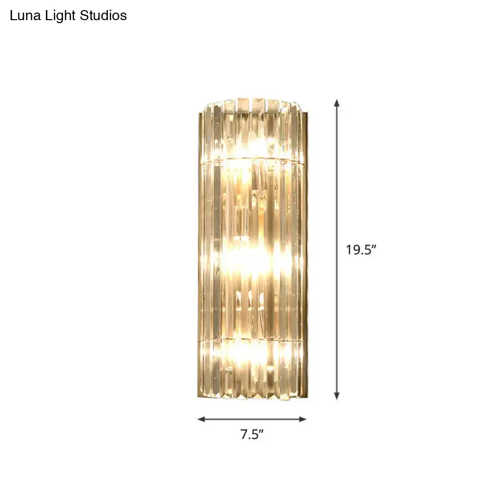 Gold Crystal Dining Area Wall Sconce