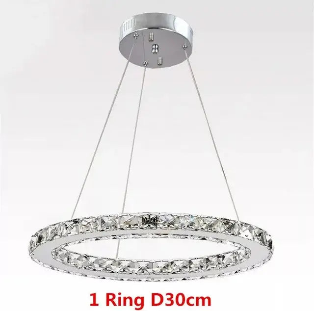 Gold Crystal Triangle Chandelier