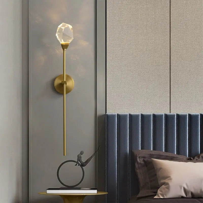 Gold Slender LED Sconce