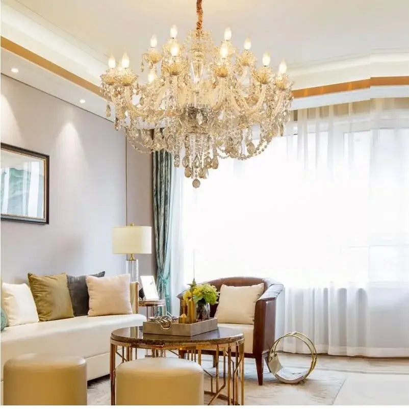 Gold Crystal Light Sconce