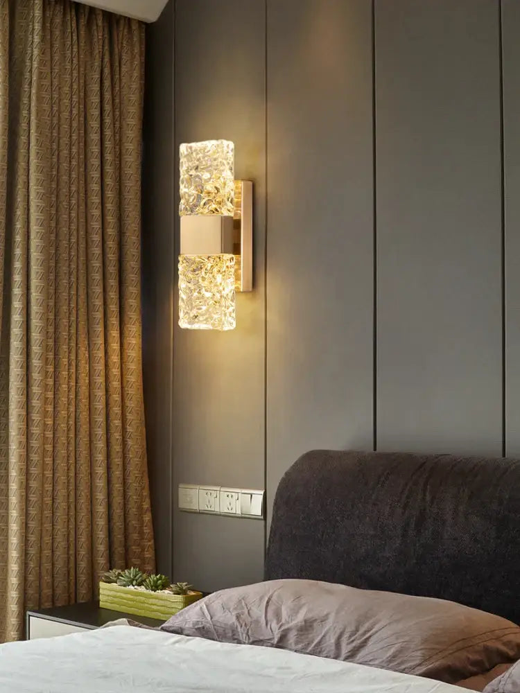 Gold Textured Wall Sconce
