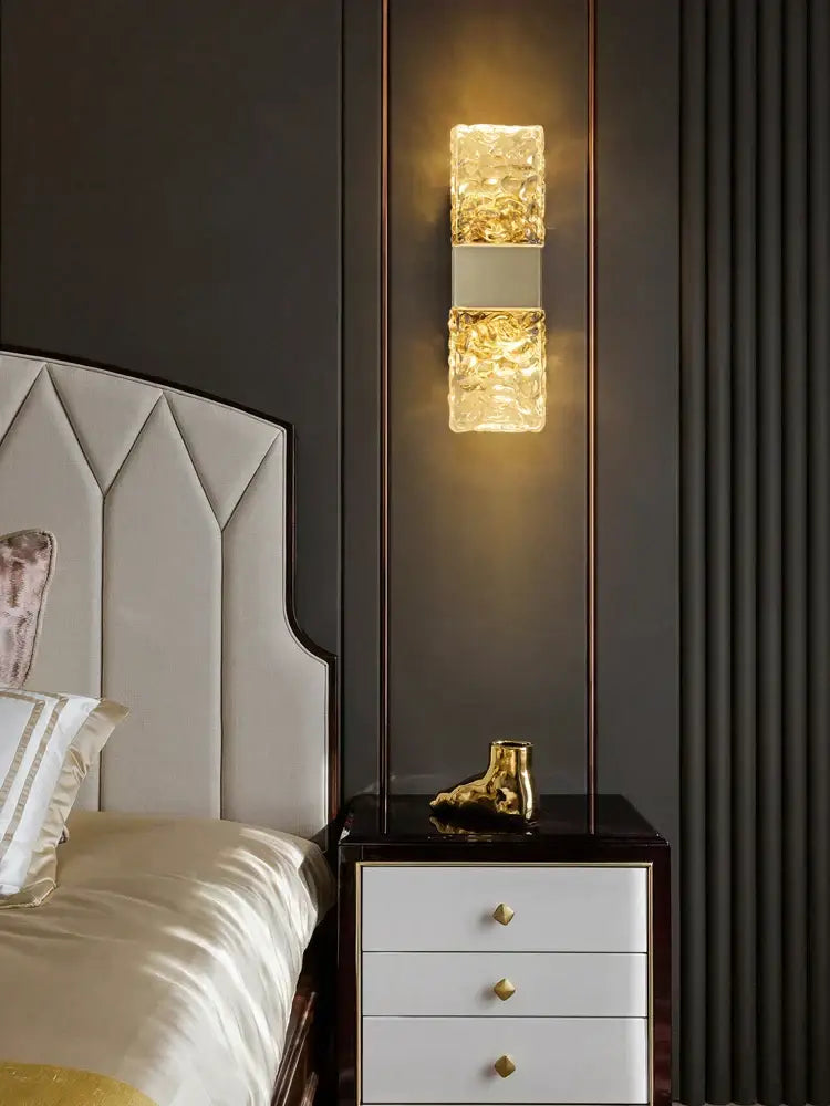 Gold Textured Wall Sconce