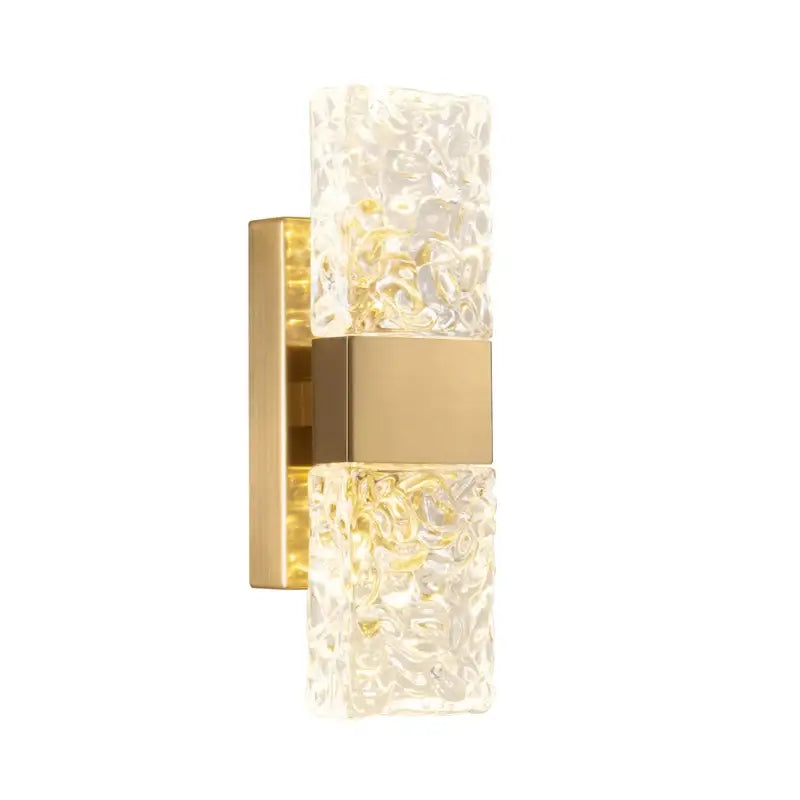 Gold Textured Wall Sconce
