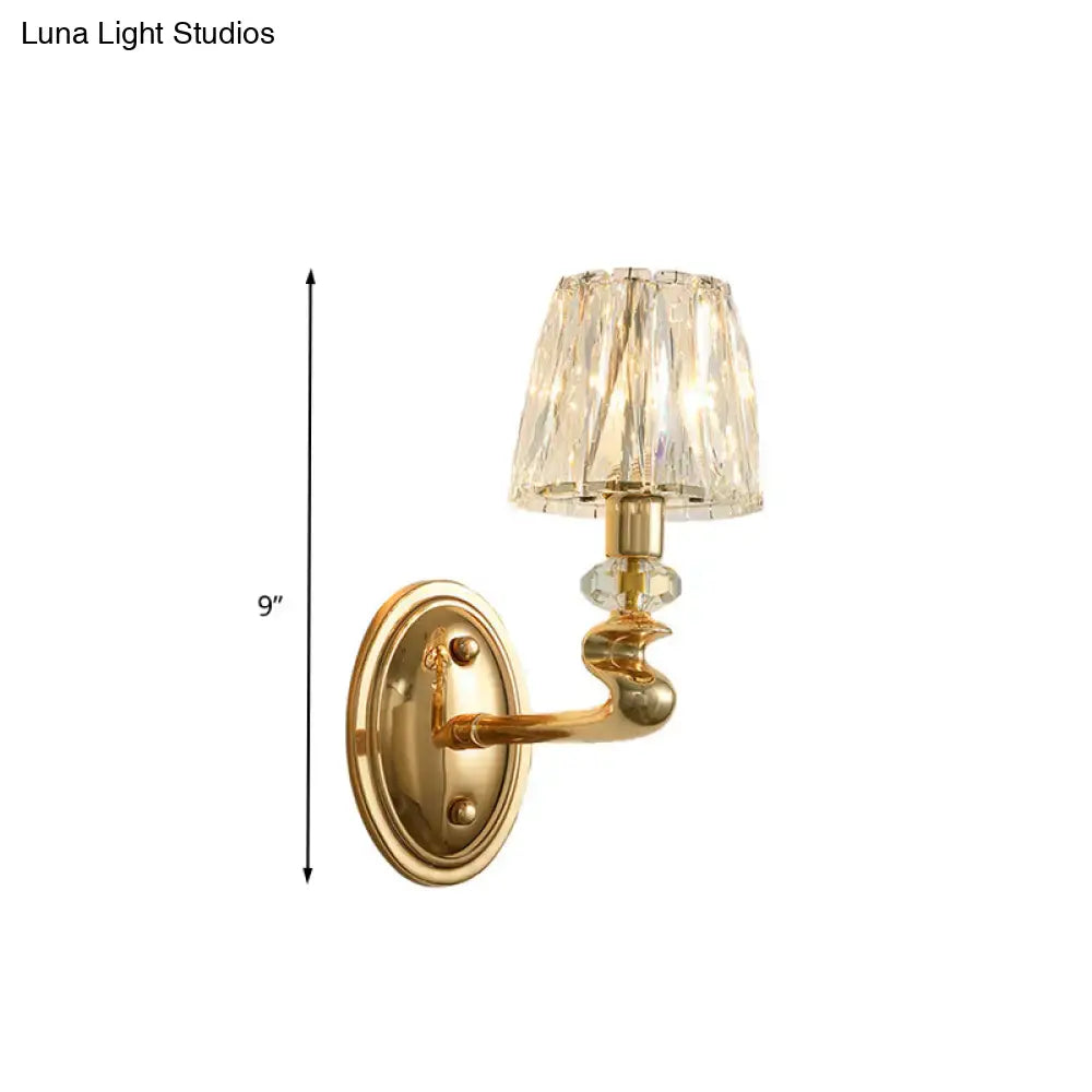 Gold Conical Wall Sconce