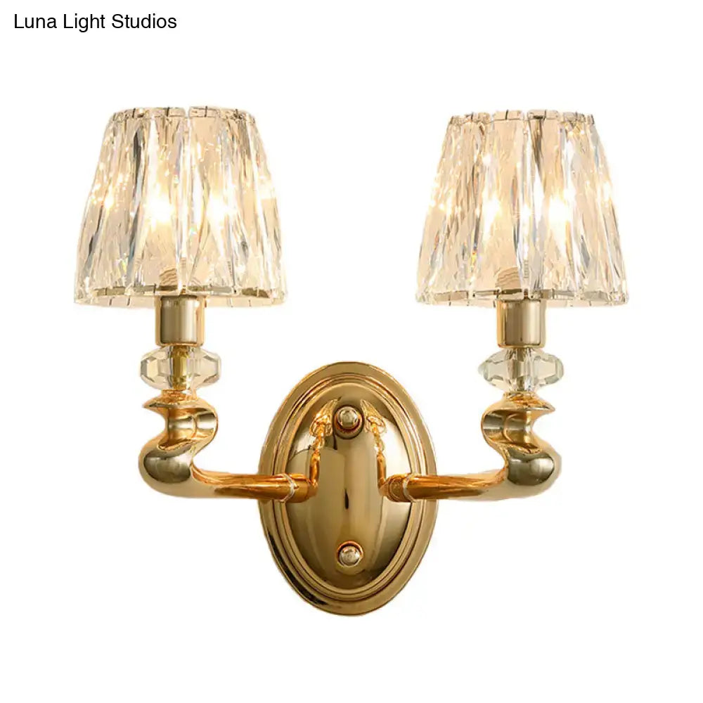 Gold Conical Wall Sconce