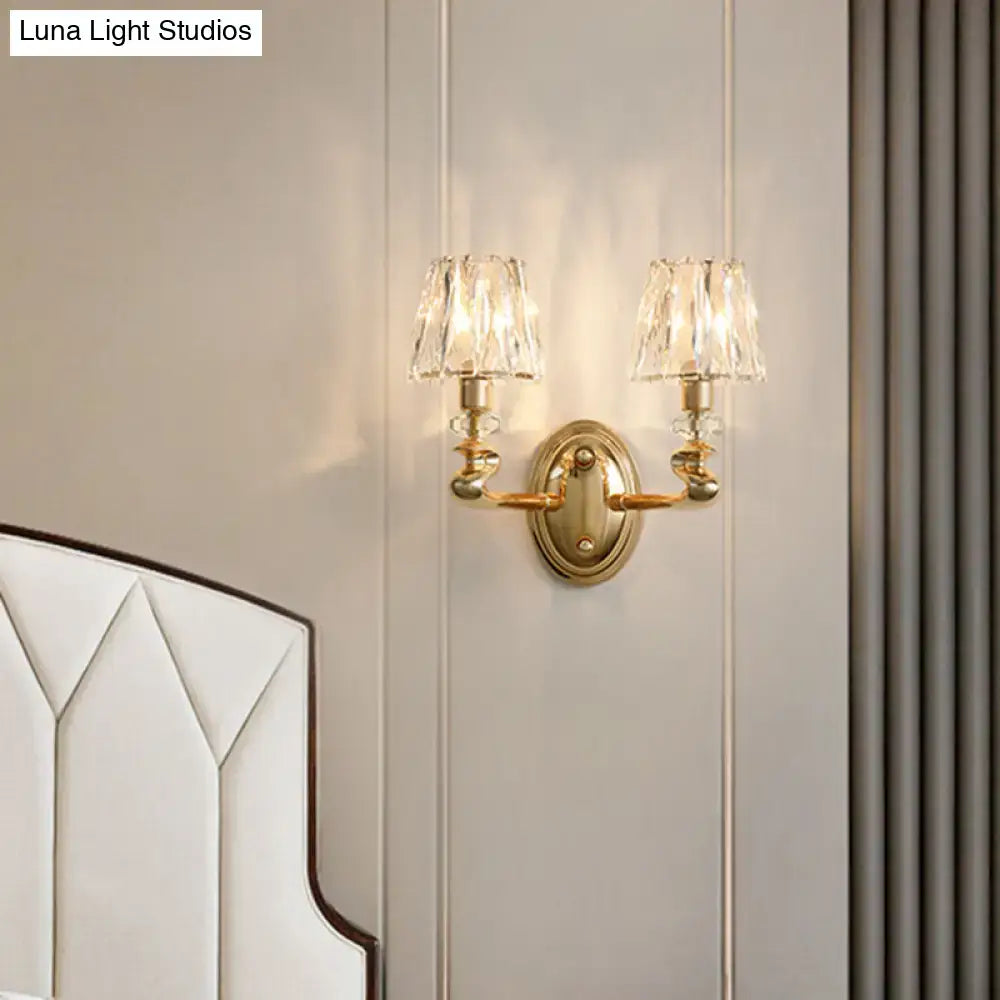 Gold Conical Wall Sconce
