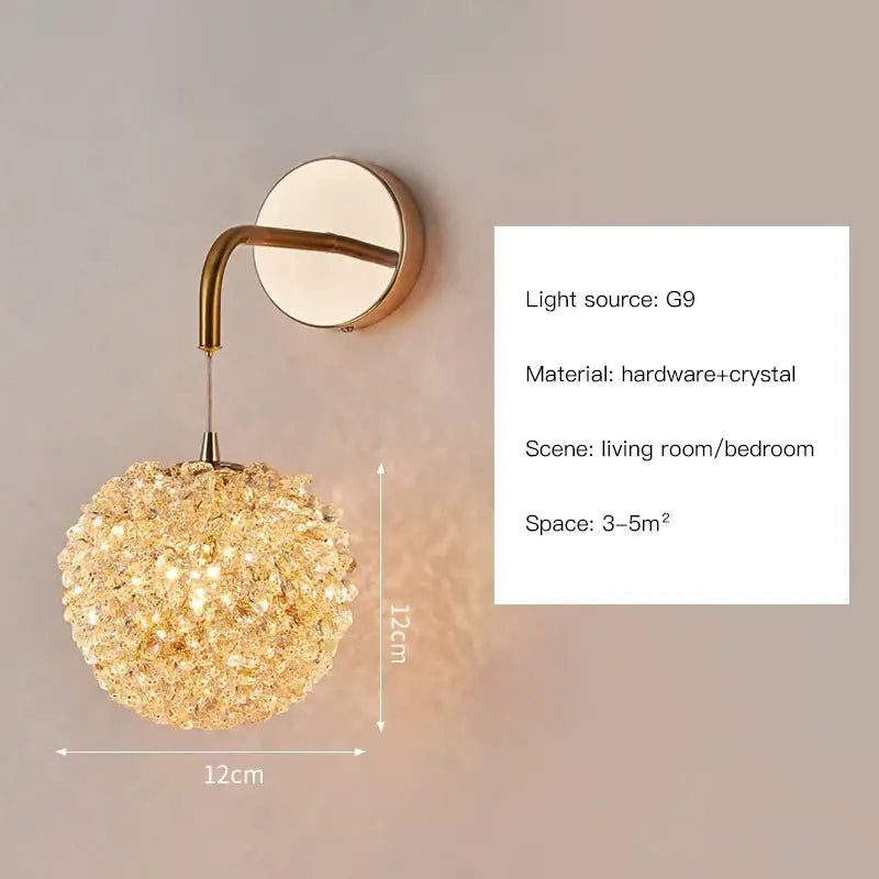 Gold Night Wall Sconce