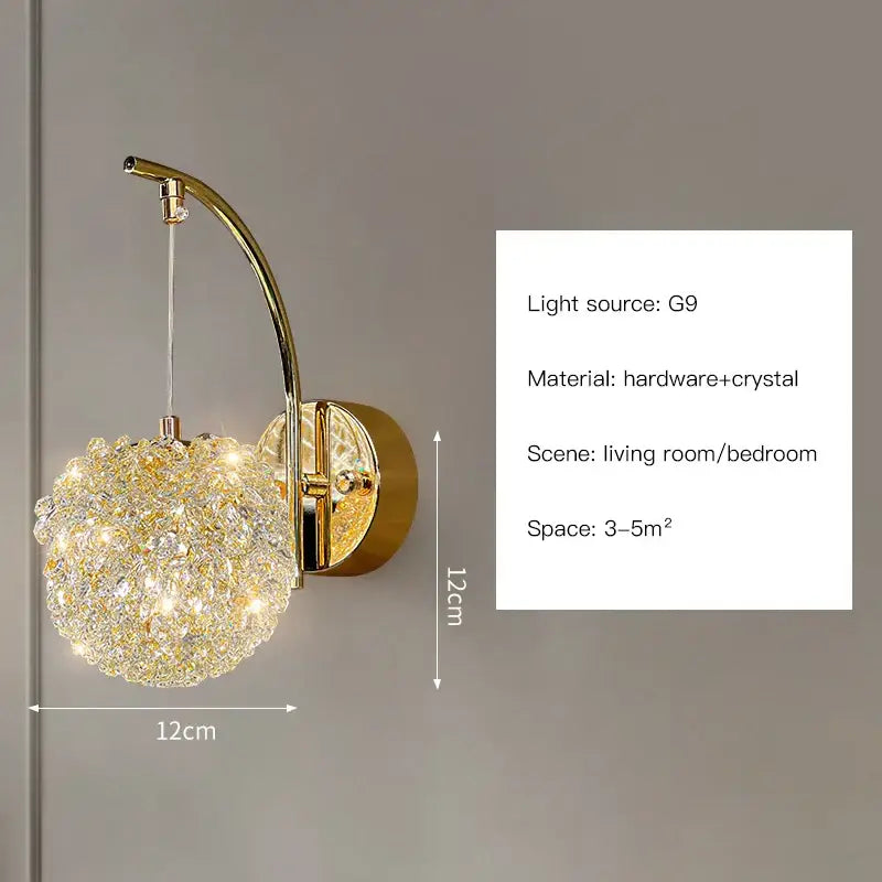 Gold Night Wall Sconce