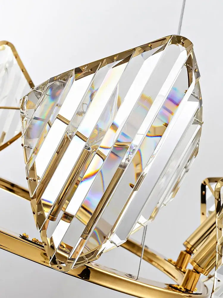 Gold Crystal Diamond Sconce