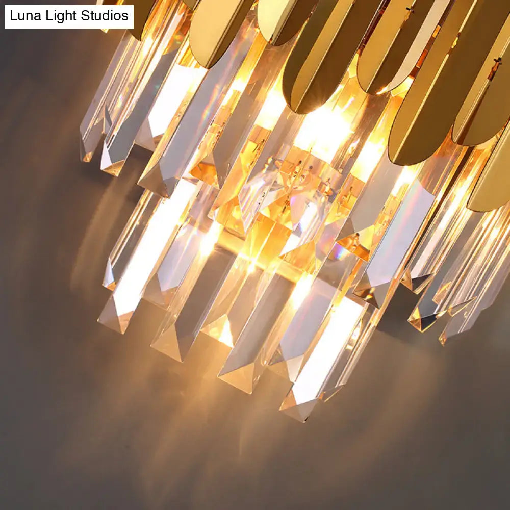 Gold Crystal Corridor Lamp