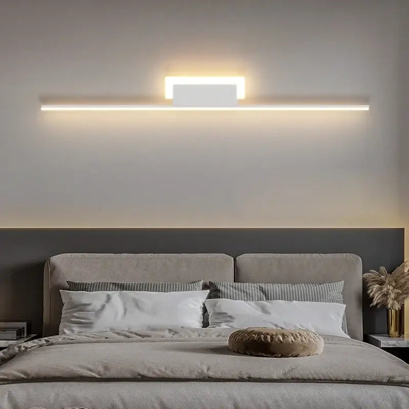 Black Modern LED Wall Lamp for Bedroom and Hallway
