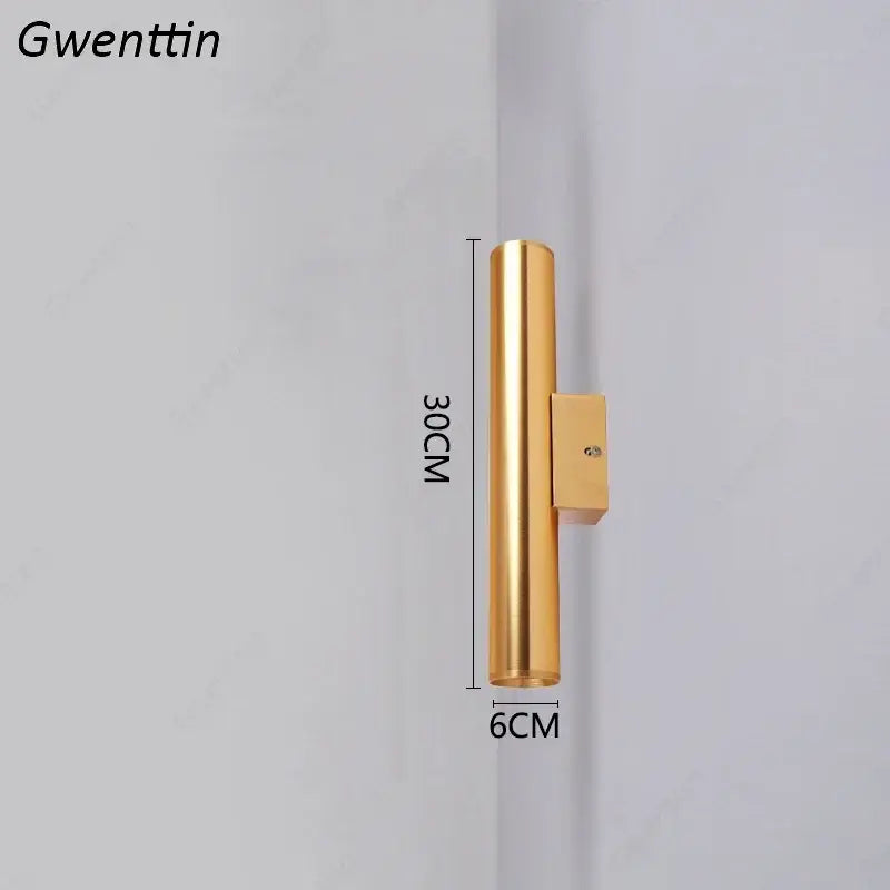 Gold LED Wall Sconce Light