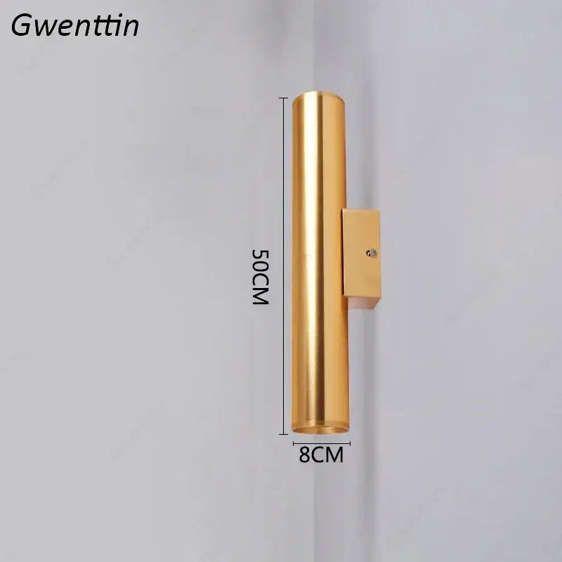 Gold LED Wall Sconce Light