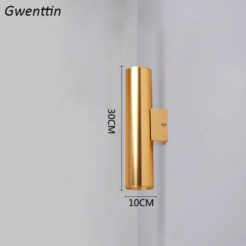 Gold LED Wall Sconce Light