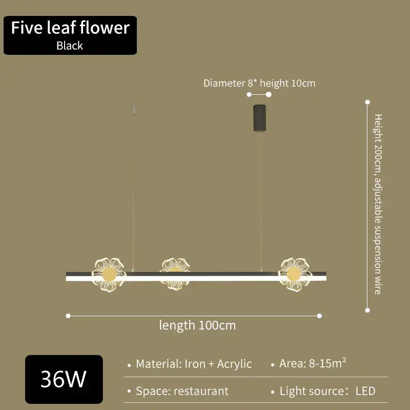 Gold Butterfly Flower Chandelier