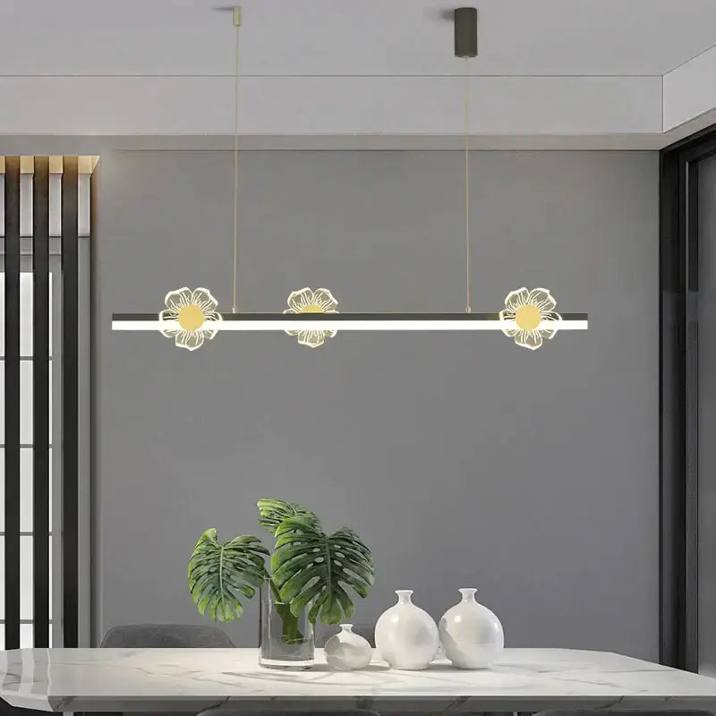 Gold Butterfly Flower Chandelier
