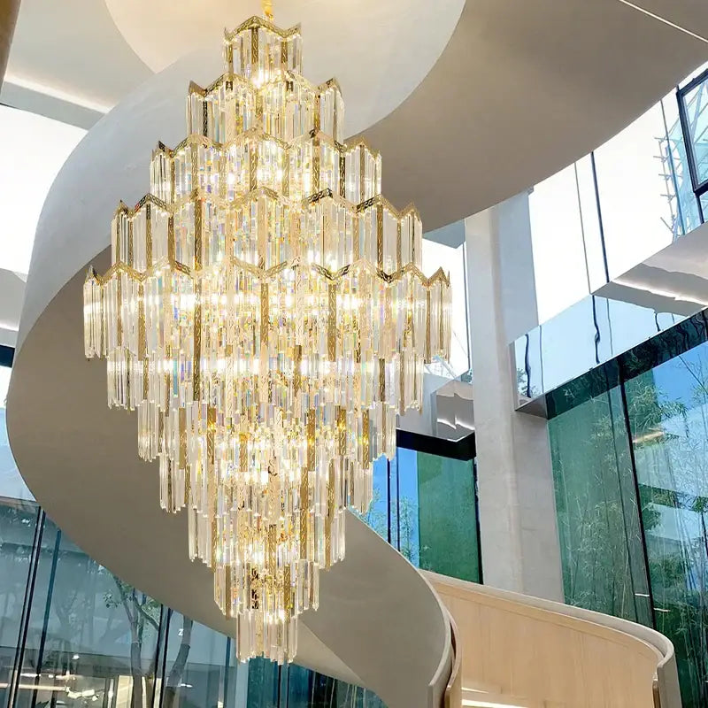 Gold Loft Crystal Chandelier
