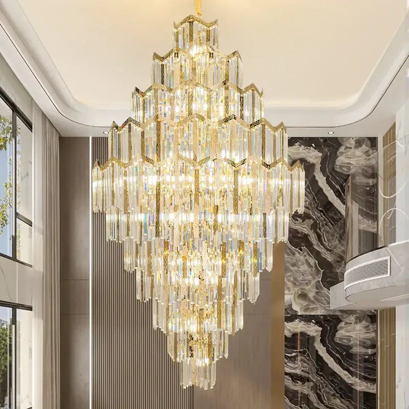 Gold Loft Crystal Chandelier