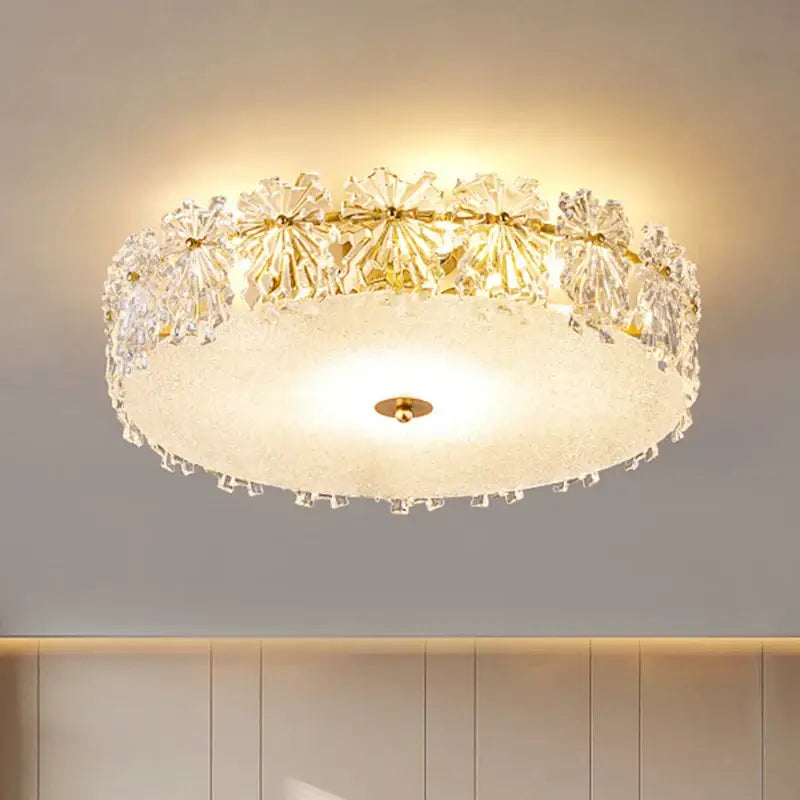 Crystal Maple Leaf Chandelier