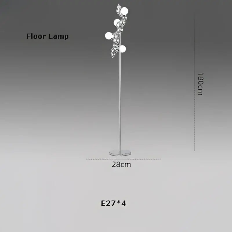 Gold Molecule Chandelier