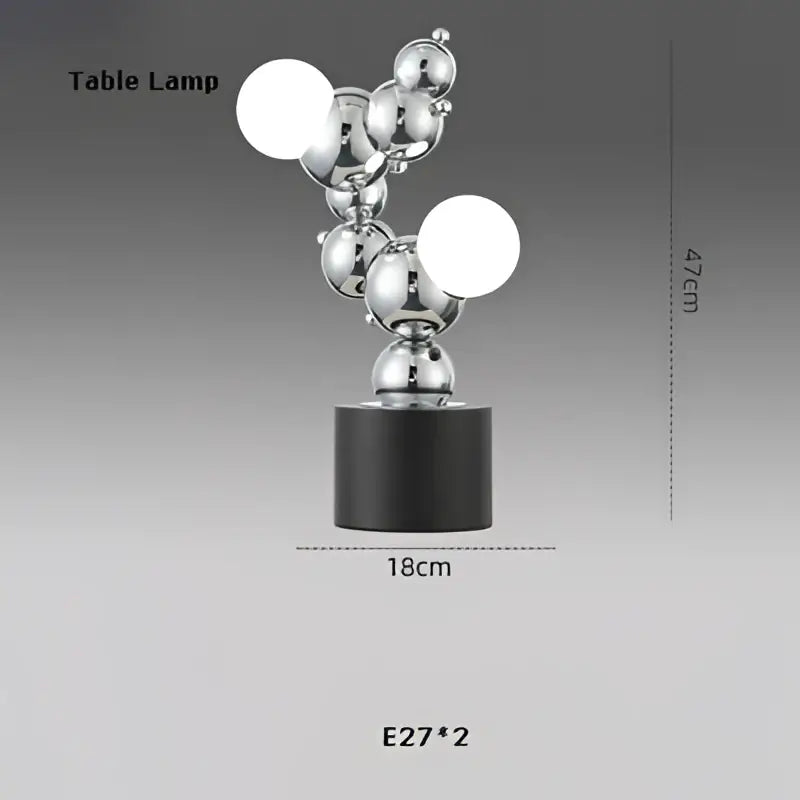 Gold Molecule Chandelier