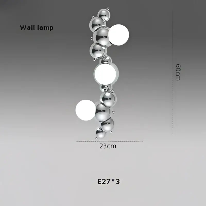 Gold Molecule Chandelier