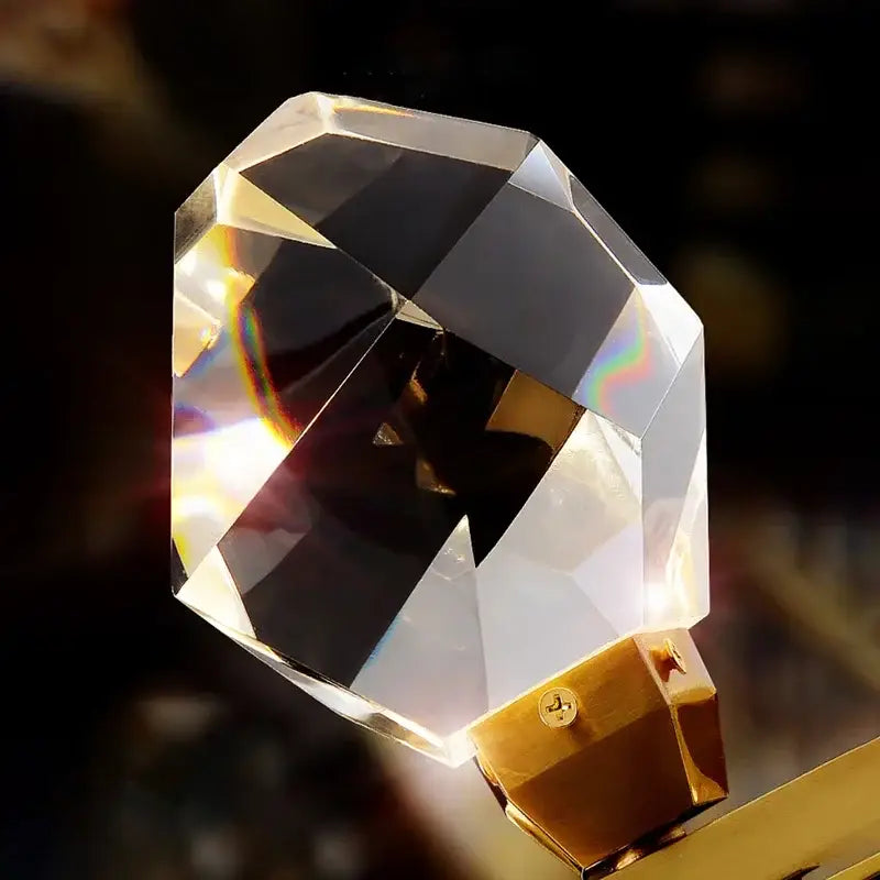 Gold Crystal 60-Light Staircase Chandelier