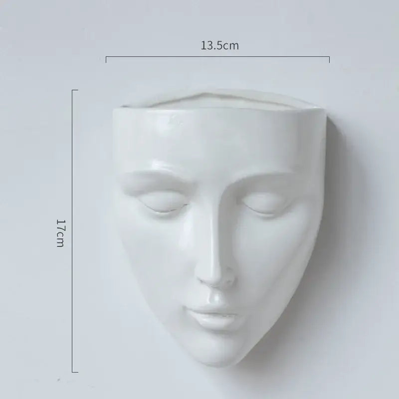 Gold Ceramic Wall Vase