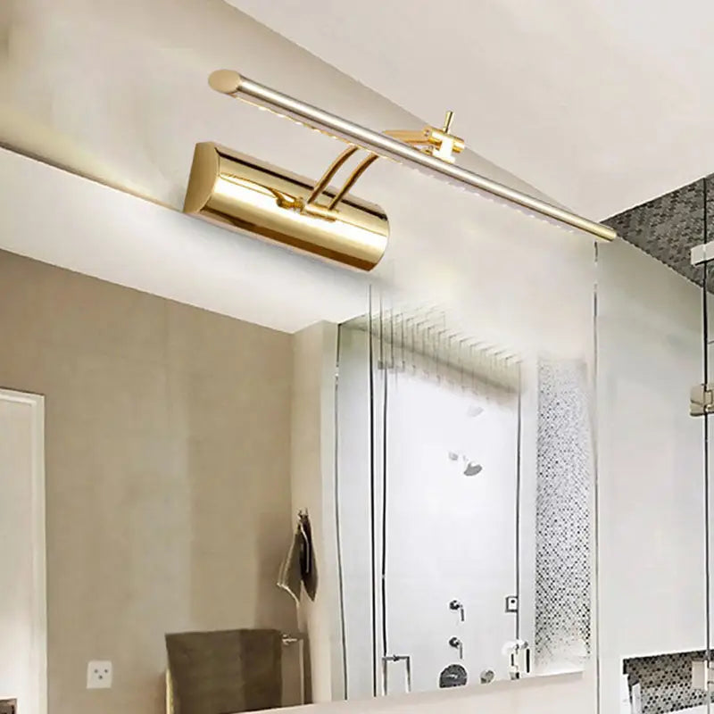Gold LED Wall Sconce Linear Three-Size