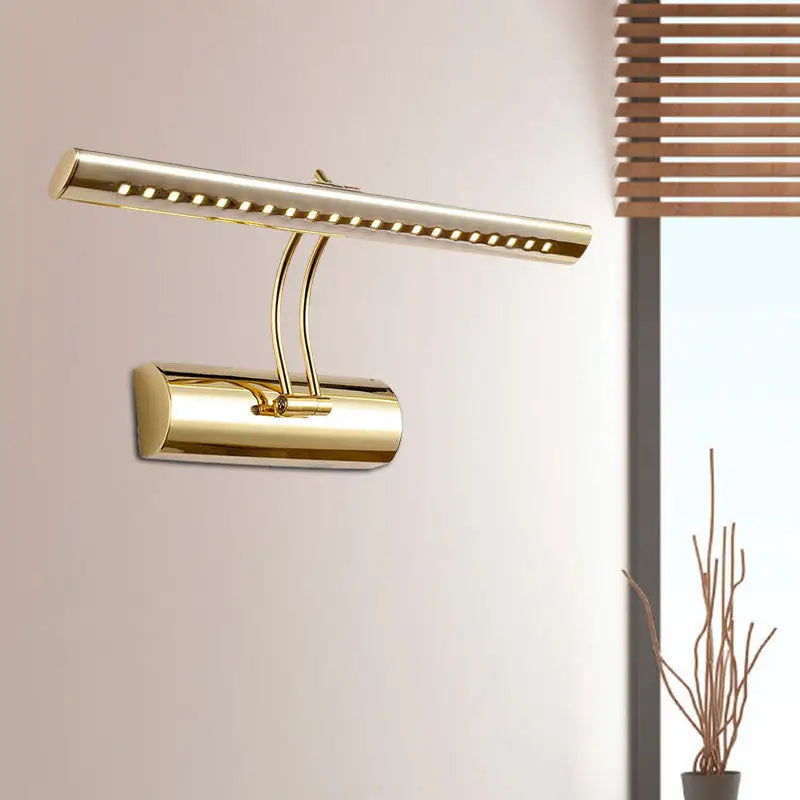 Gold LED Wall Sconce Linear Three-Size