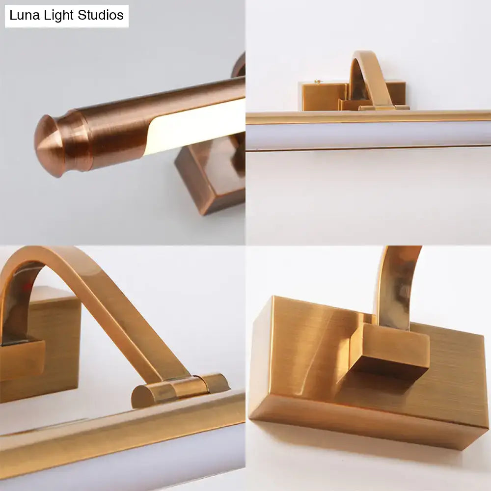 Gold Tubed Vanity Light