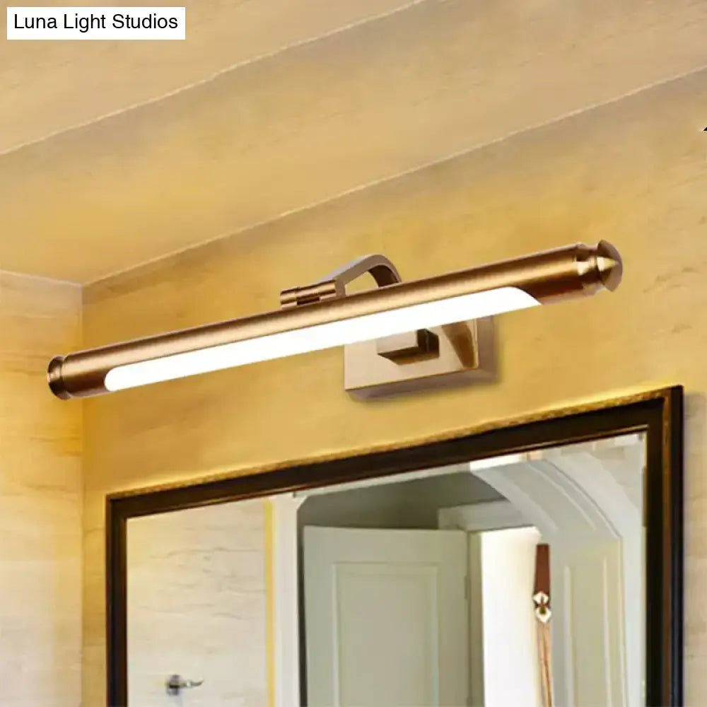 Gold Tubed Vanity Light