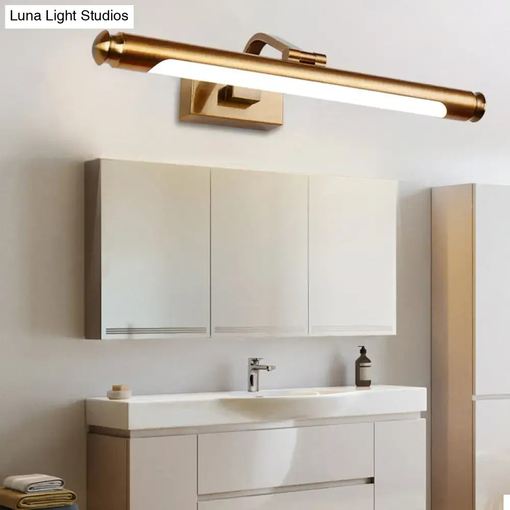 Gold Tubed Vanity Light