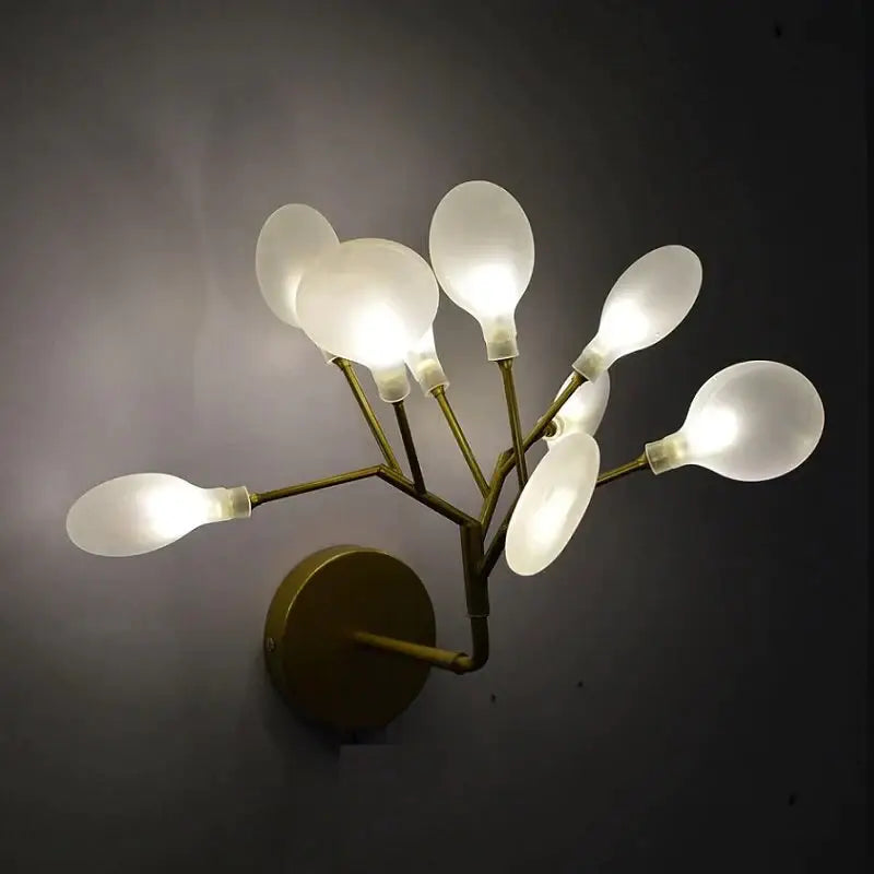 Gold Firefly Branch Wall Light
